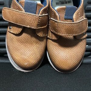 Nordstrom Brown Baby Walker Shoes with Velcro
